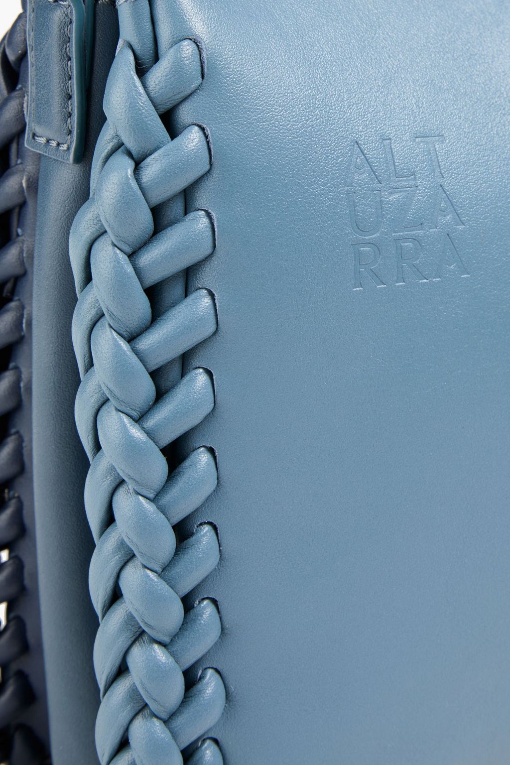 ALTUZARRA Braided color-block leather tote