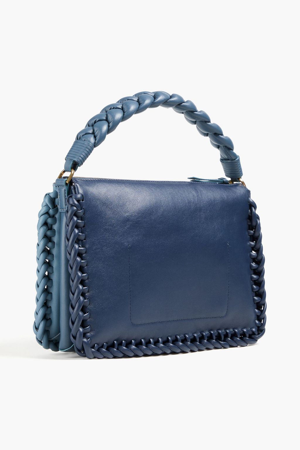 ALTUZARRA Braided color-block leather tote