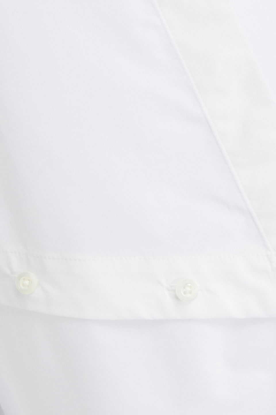 Shop 3.1 Phillip Lim Button-detailed Cotton-blend Poplin Shirt In White