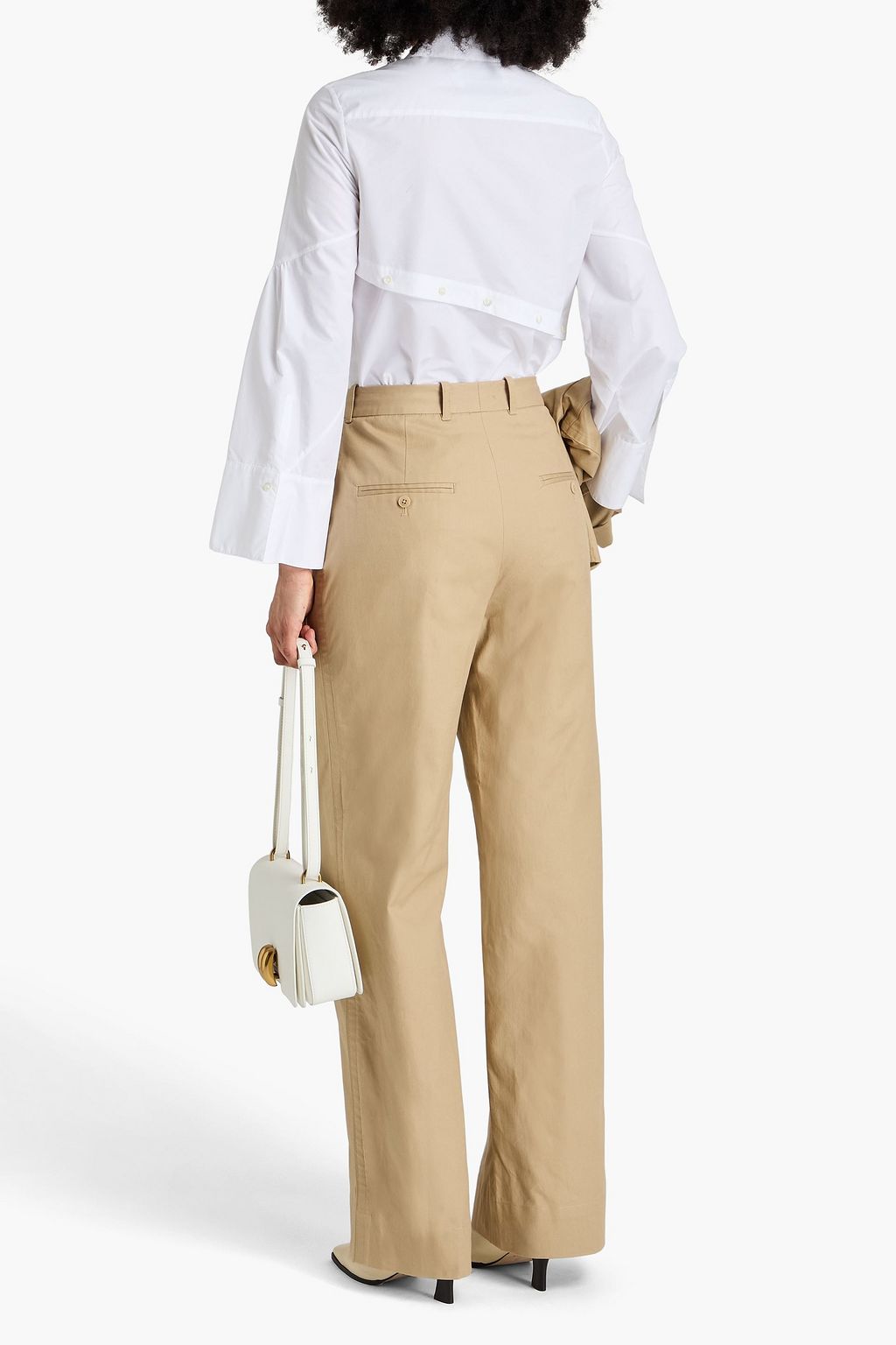 3.1 PHILLIP LIM Stretch-cotton wide-leg pants