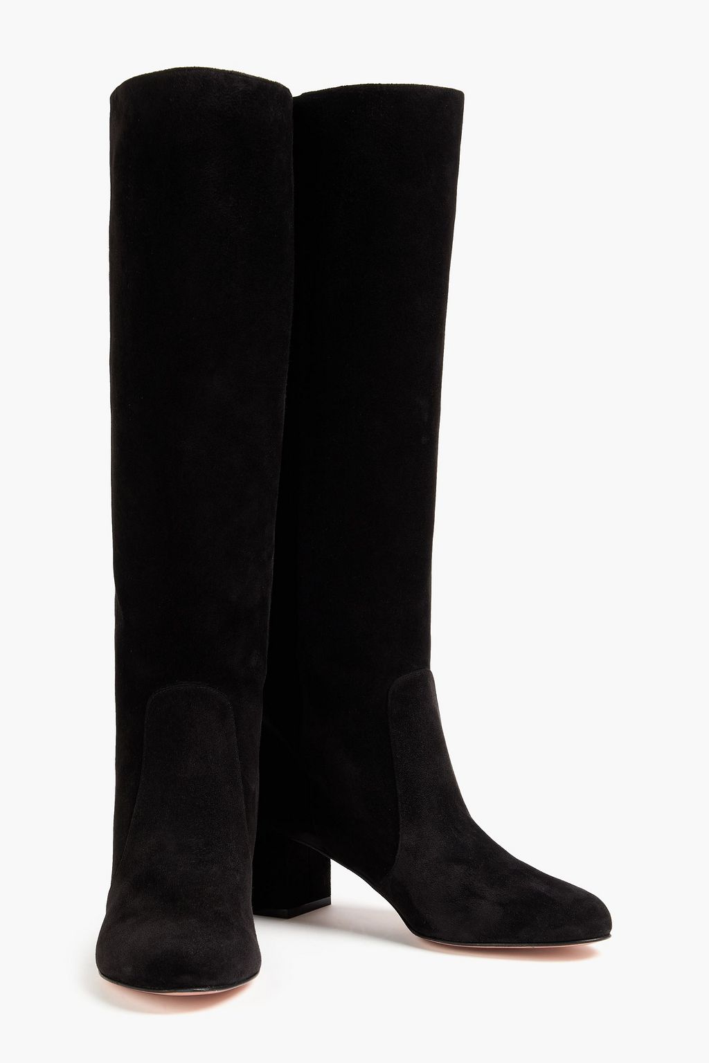 GINA Suede knee boots