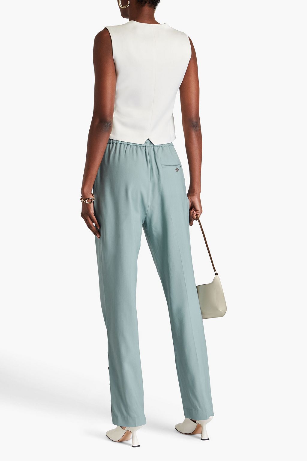 3.1 PHILLIP LIM 울 혼방 트랙 팬츠