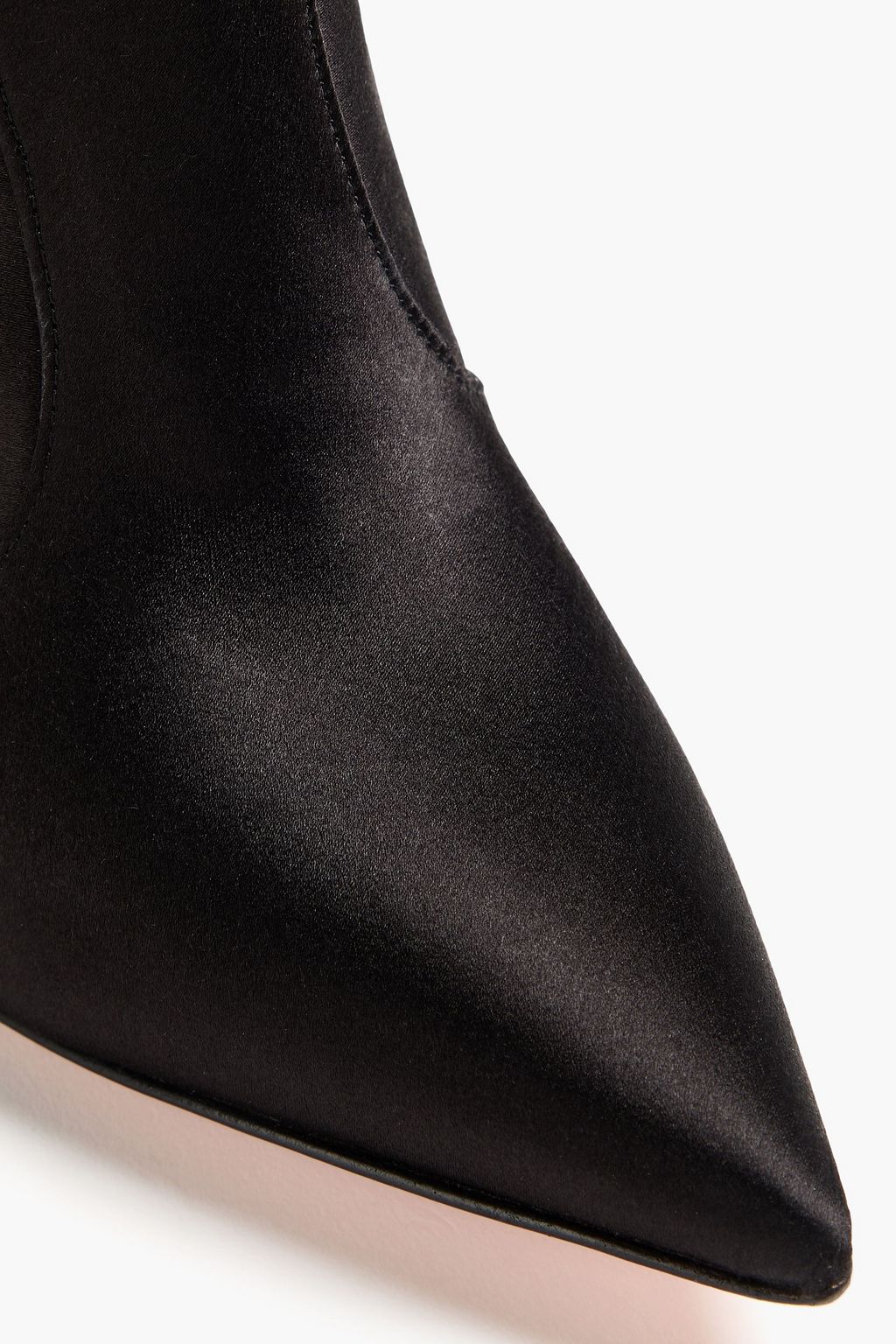 GINA Satin knee boots