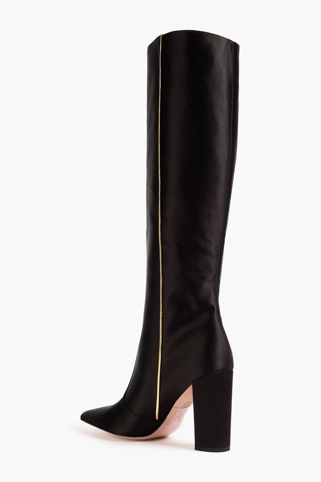 GINA Satin knee boots