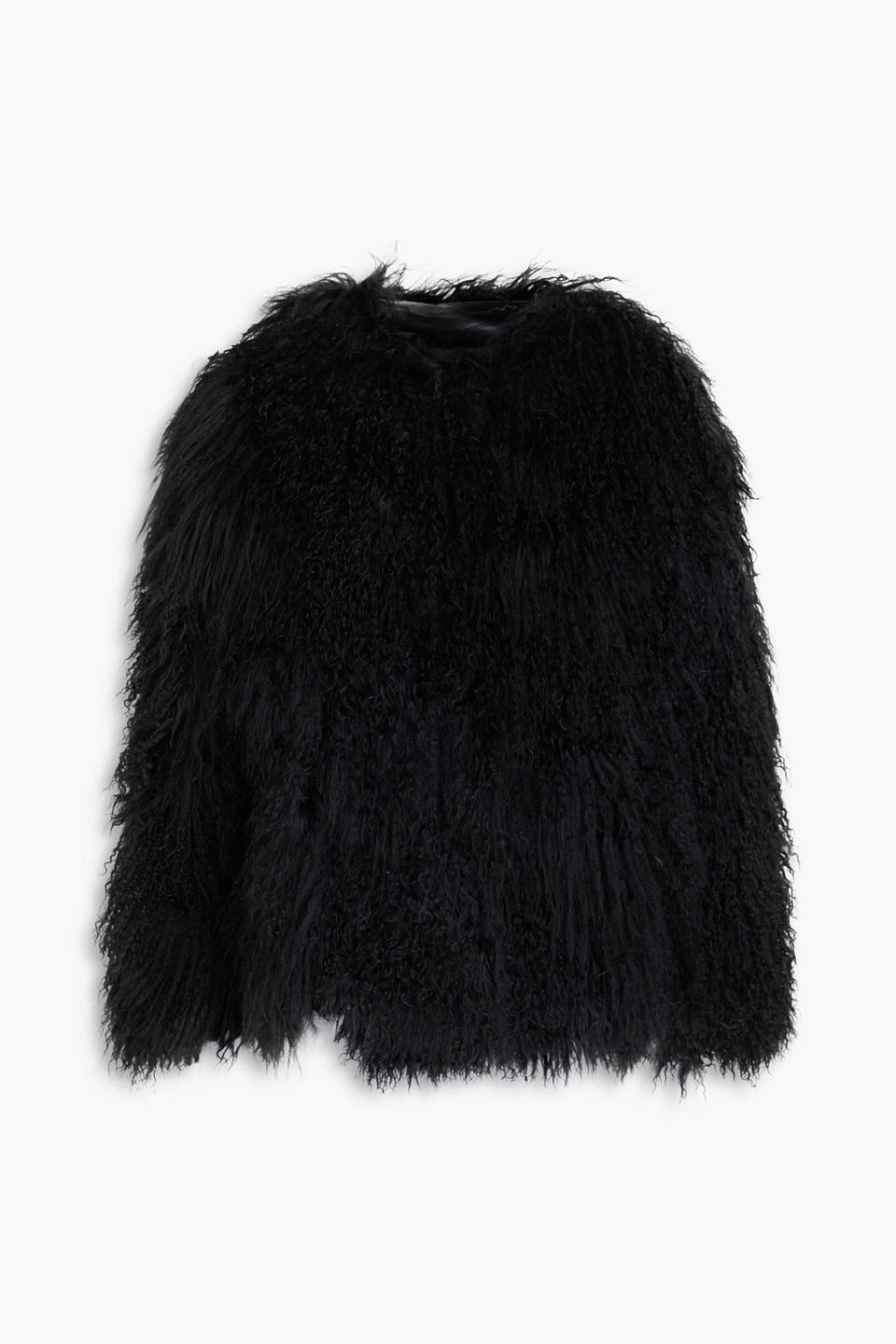 Muubaa Shearling Jacket In Black