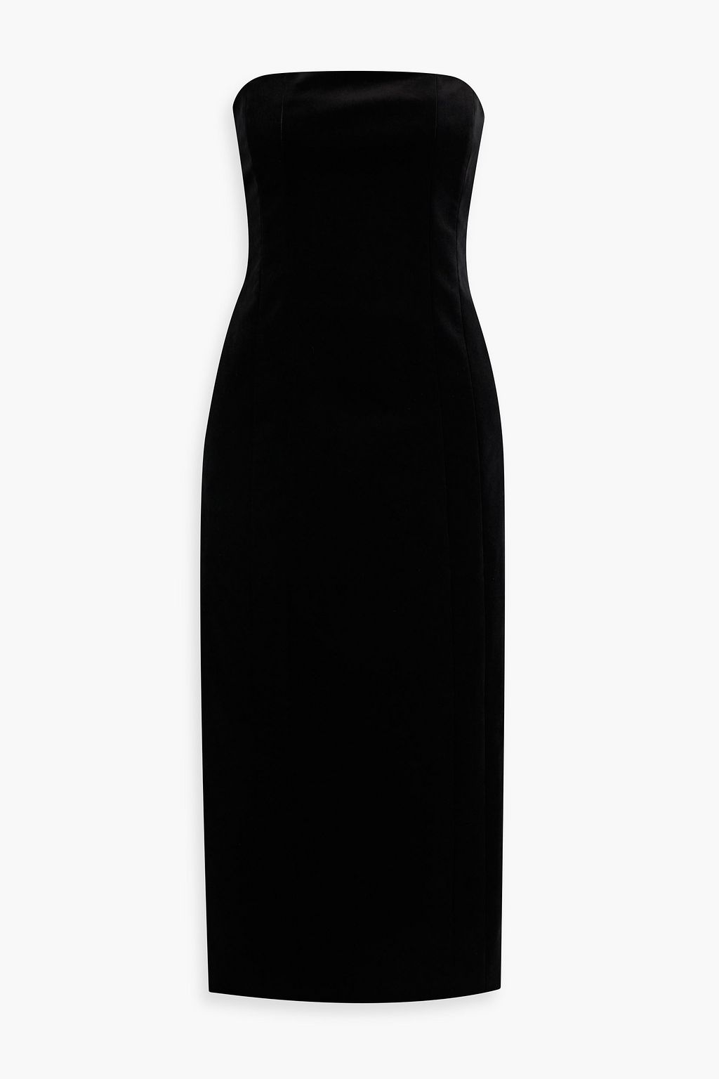 A.L.C. Elizabeth strapless velvet midi dress THE OUTNET