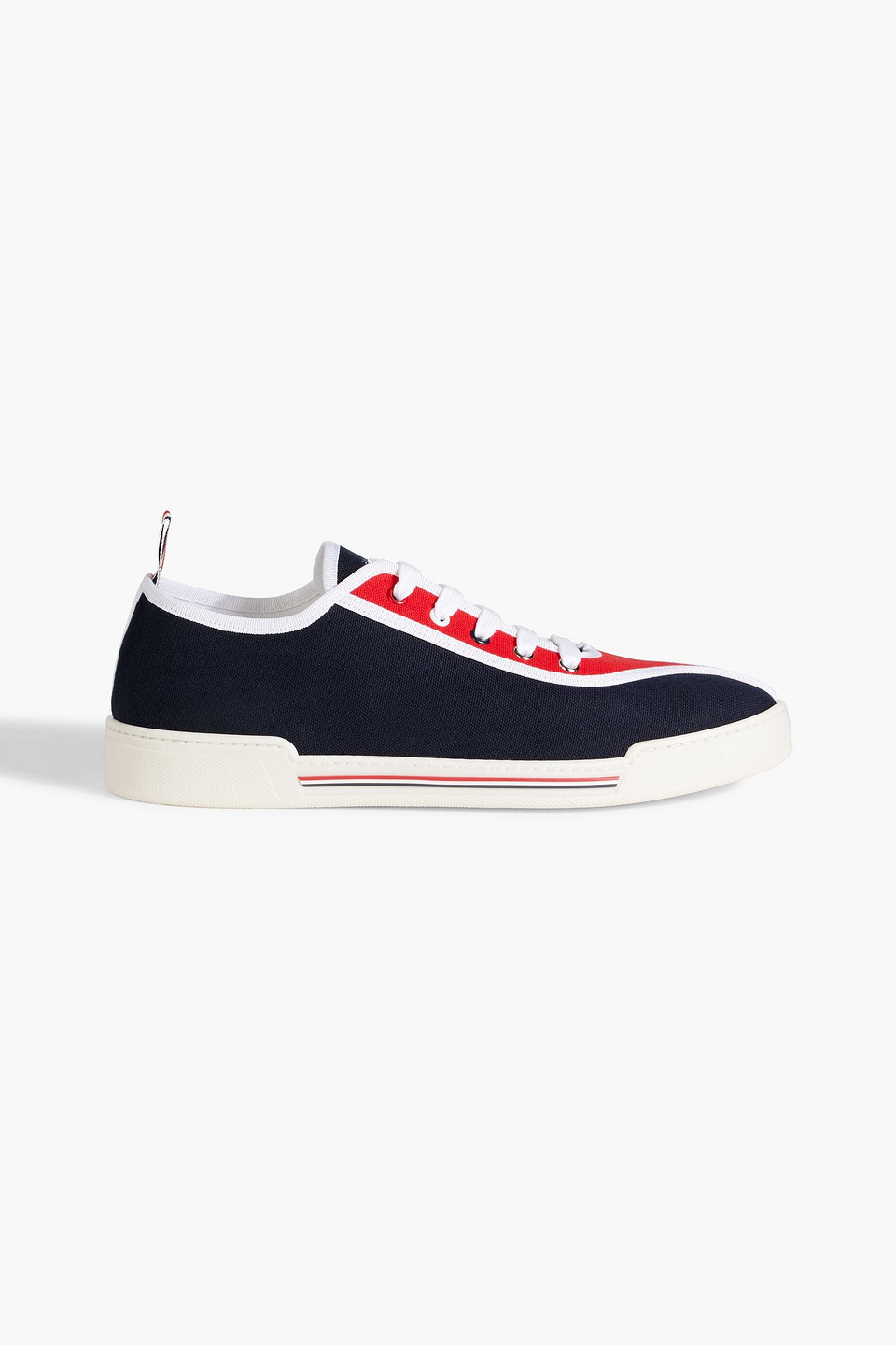 Color-block canvas sneakers