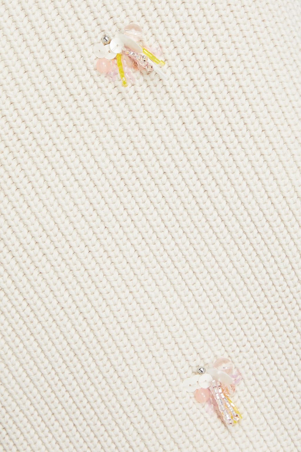 3.1 PHILLIP LIM 장식 & 레이스업 디테일 리브 코튼 혼방 베스트