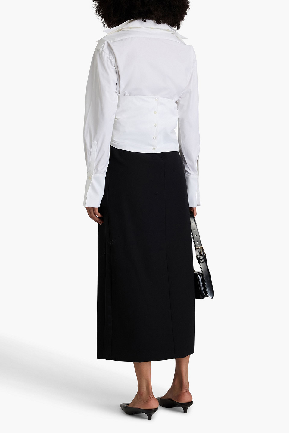 Rohe Wrap Cotton Shirt In White