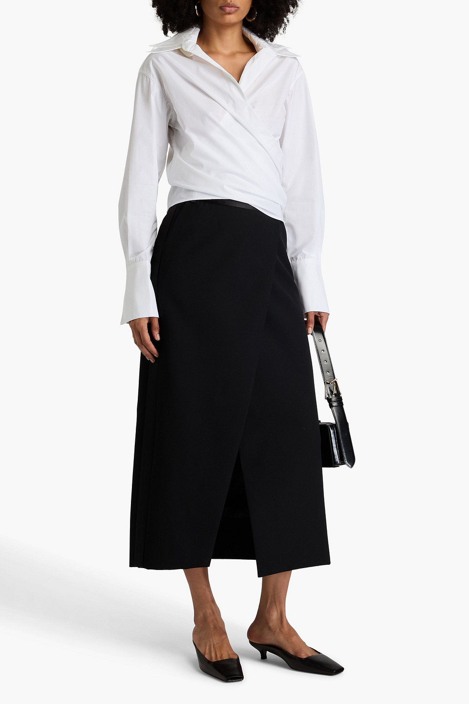 Rohe Wrap Cotton Shirt In White