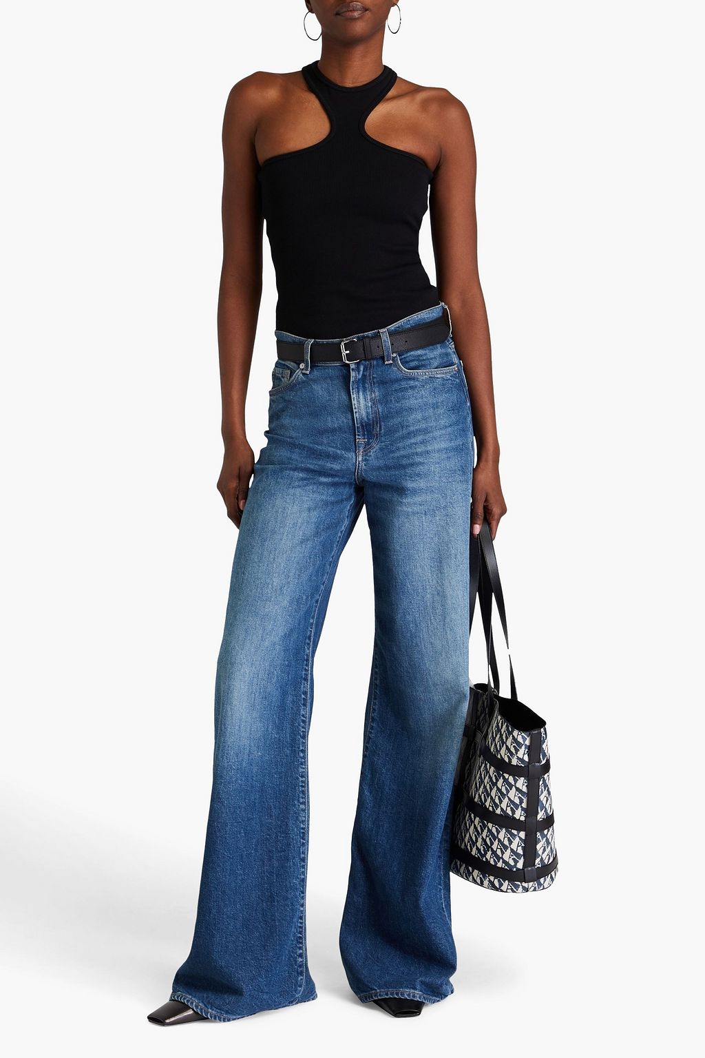 RÓHE Ribbed stretch-cotton jersey tank