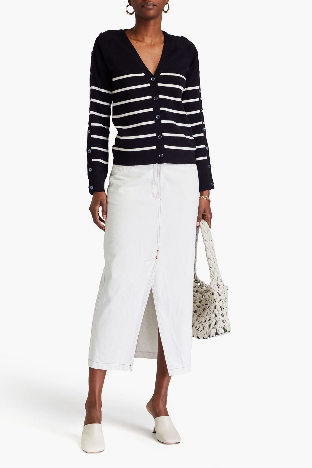 3.1 PHILLIP LIM 스트라이프 울 카디건