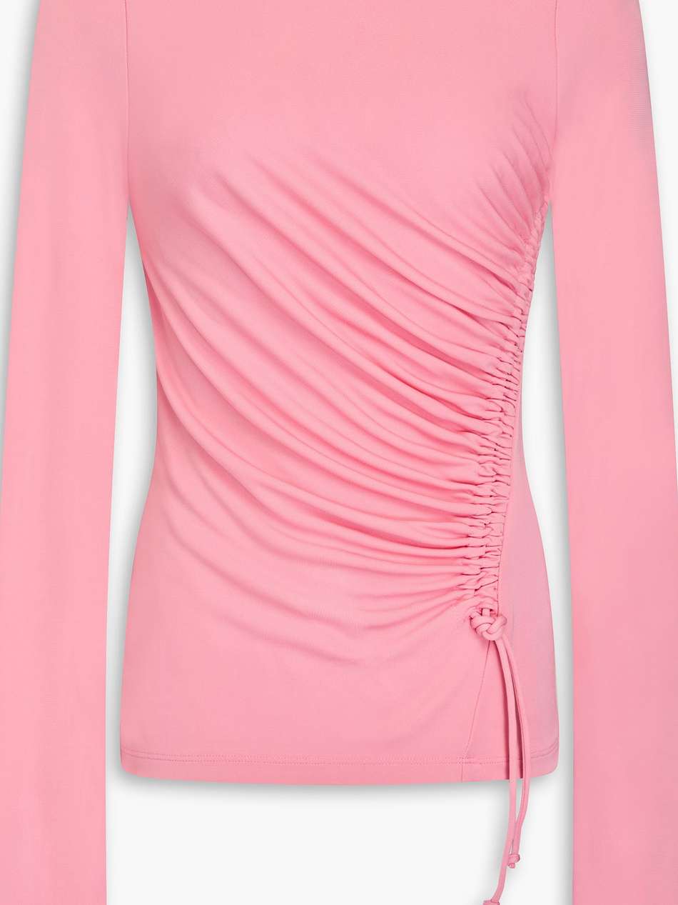 ruched jersey top
