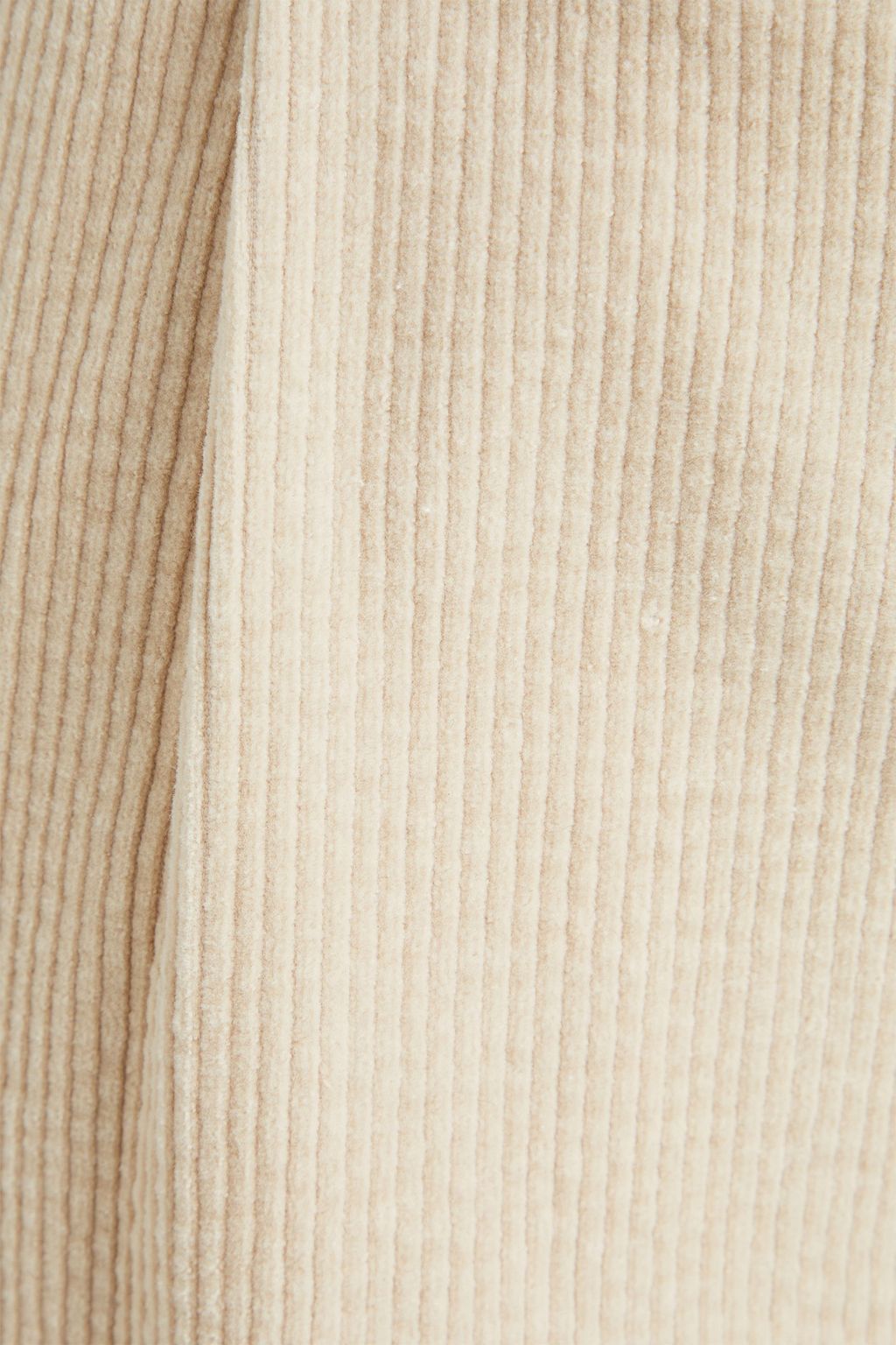 LE 17 SEPTEMBRE Pleated cotton-blend corduroy pants
