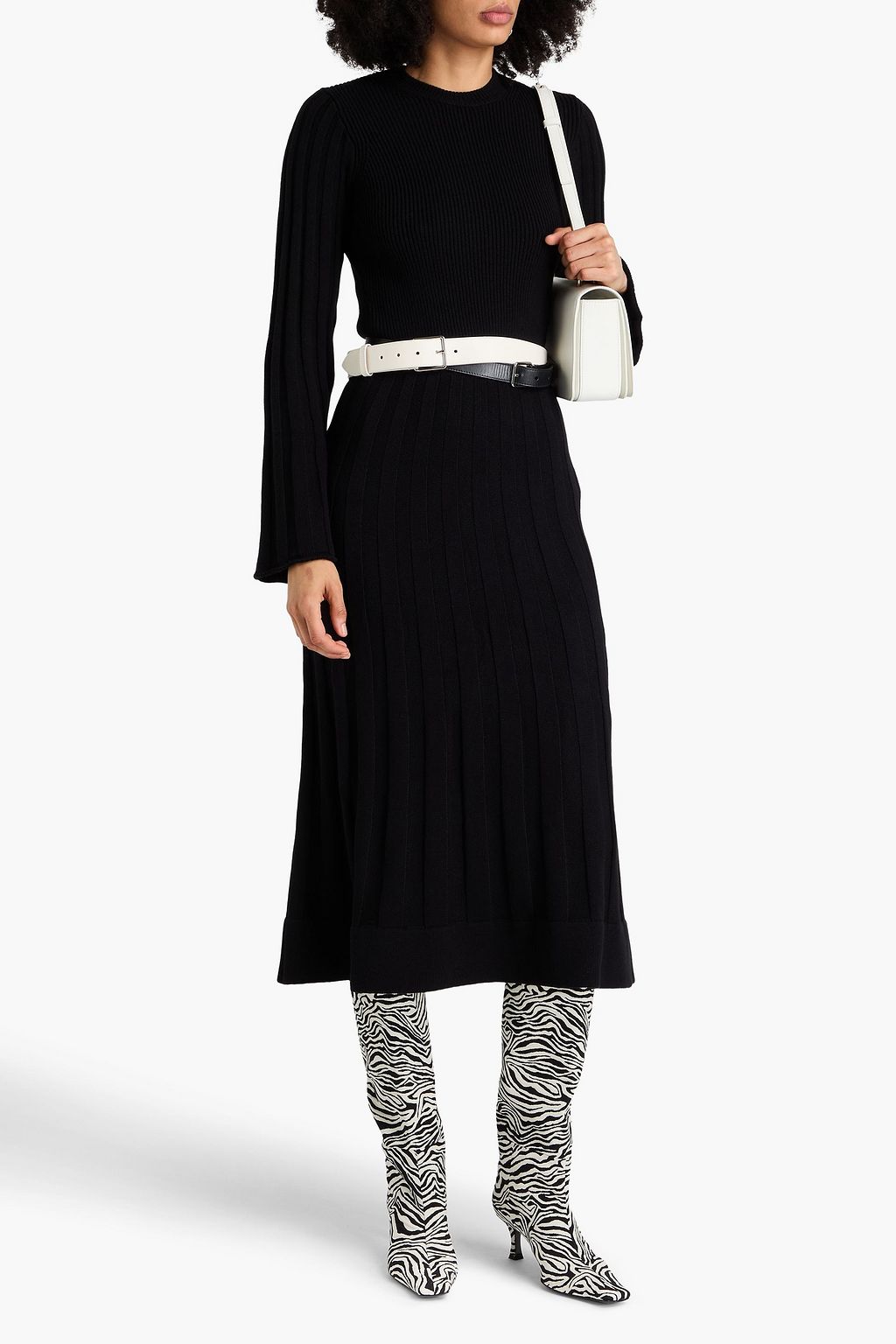 3.1 PHILLIP LIM Ribbed wool and cotton-blend sweater