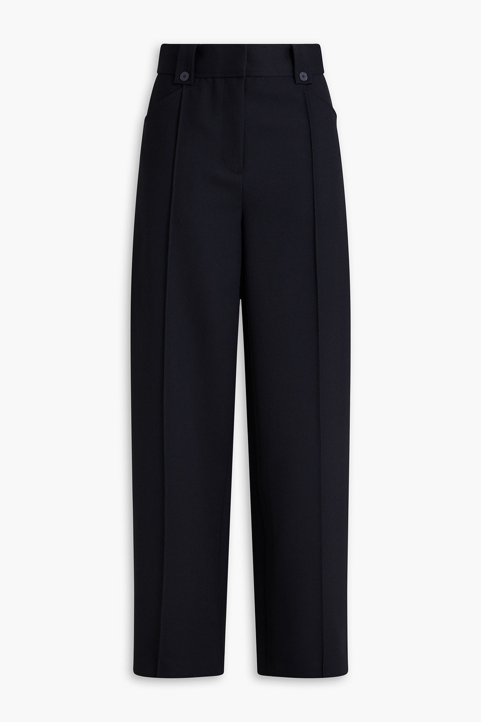 3.1 Phillip Lim Wool-twill Wide-leg Pants In Midnight Blue