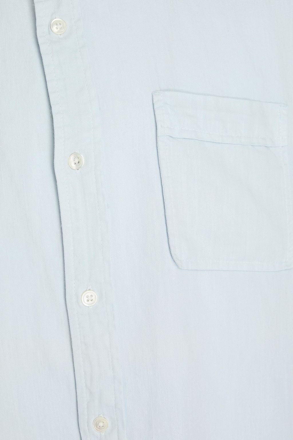 JAMES PERSE Hemd aus Twill aus einer Baumwoll-Leinenmischung
