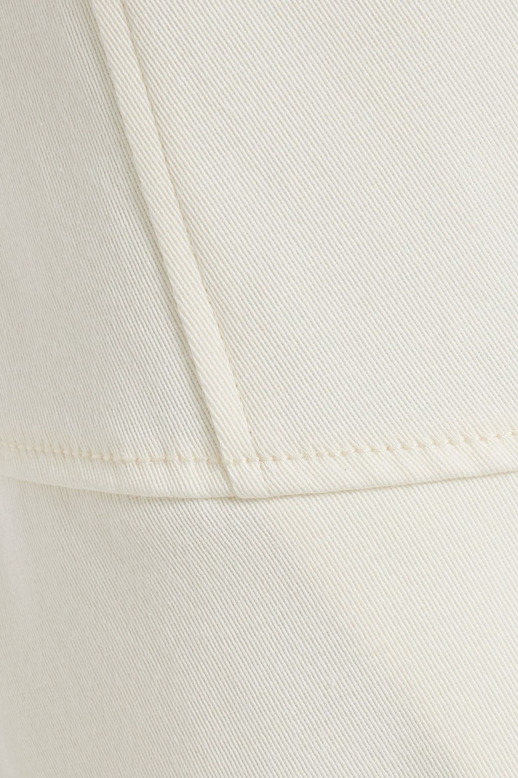 3.1 PHILLIP LIM Asymmetric embellished cotton-twill mini skirt