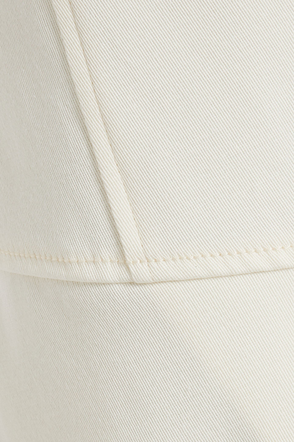 3.1 PHILLIP LIM ASYMMETRIC EMBELLISHED COTTON-TWILL MINI SKIRT