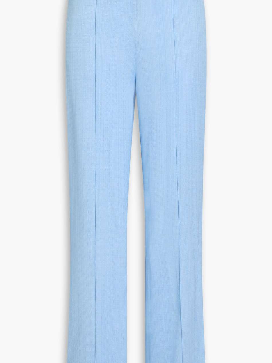 tweed wide-leg pants