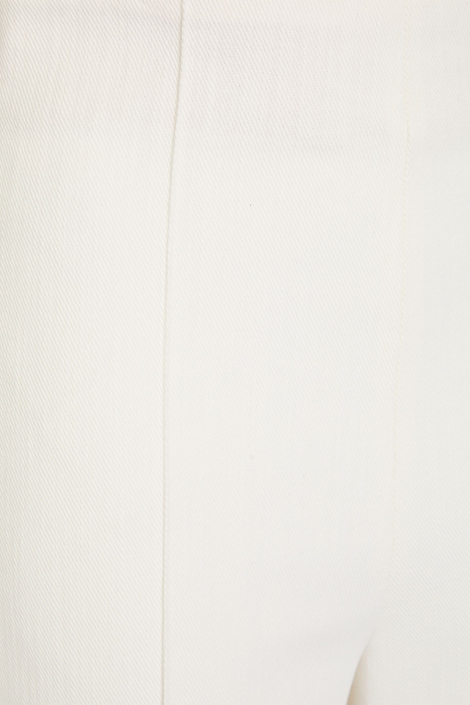 Rohe Cotton-twill Flared Pants In Off-white
