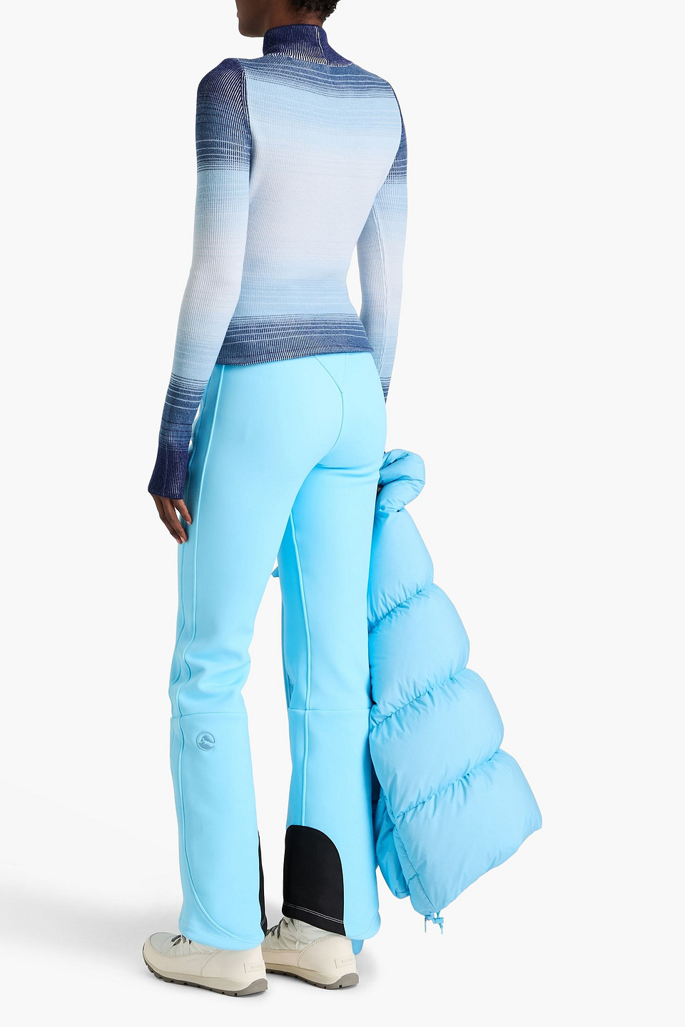 Cordova Aurora High-neck Wool Sweater In Sky Blue