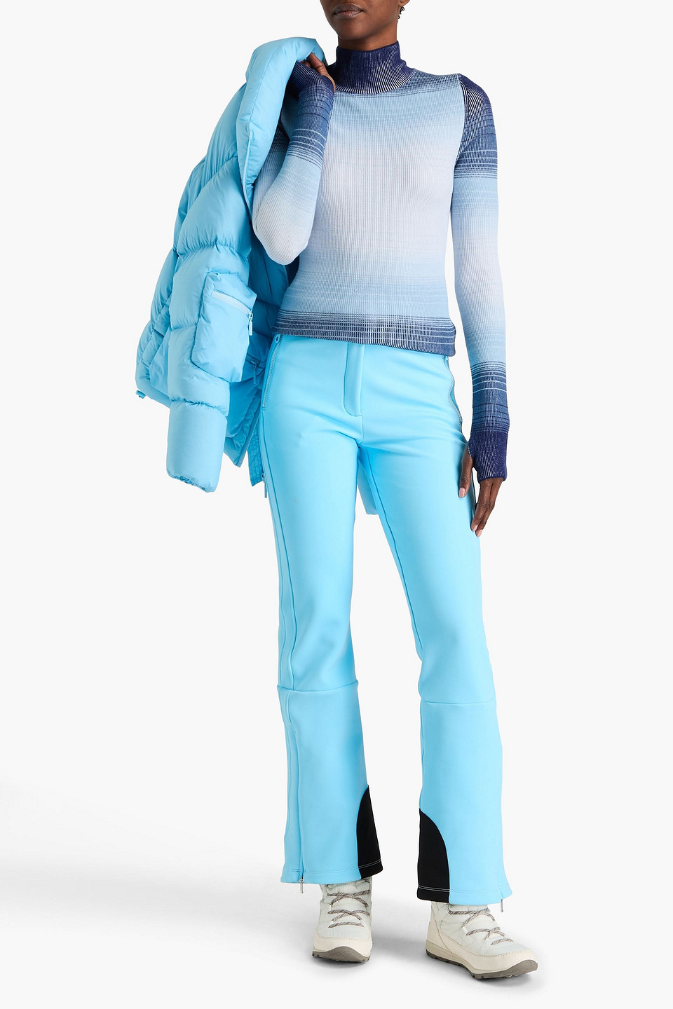 Cordova Aurora High-neck Wool Sweater In Sky Blue