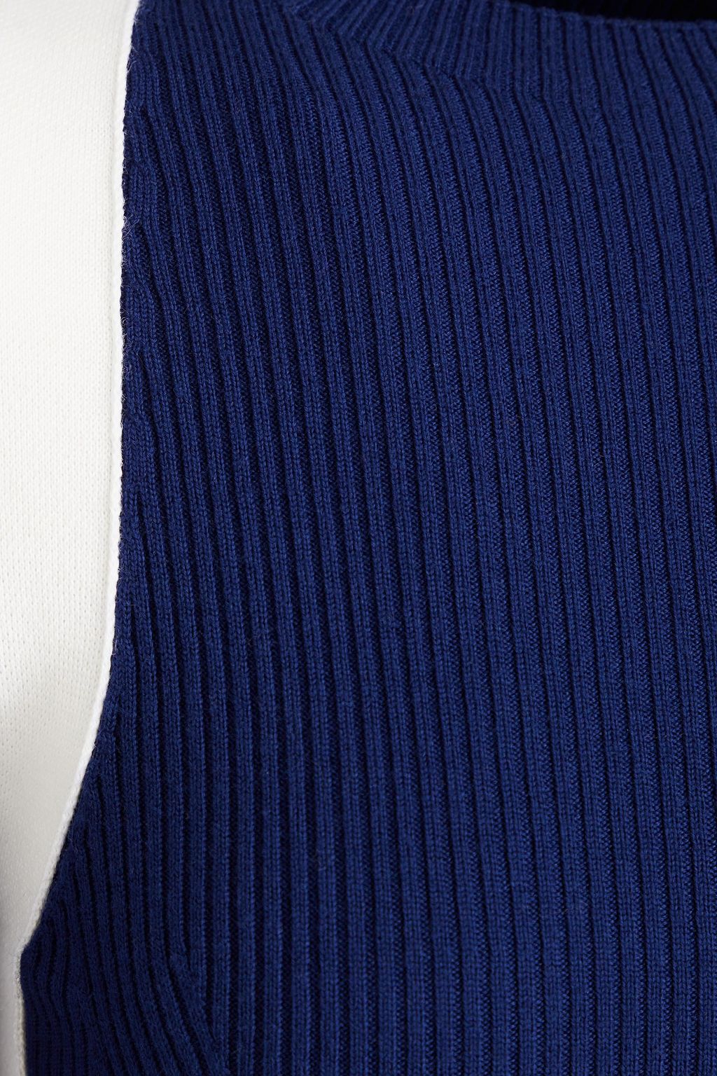 CORDOVA Pista two-tone ribbed merino wool sweater