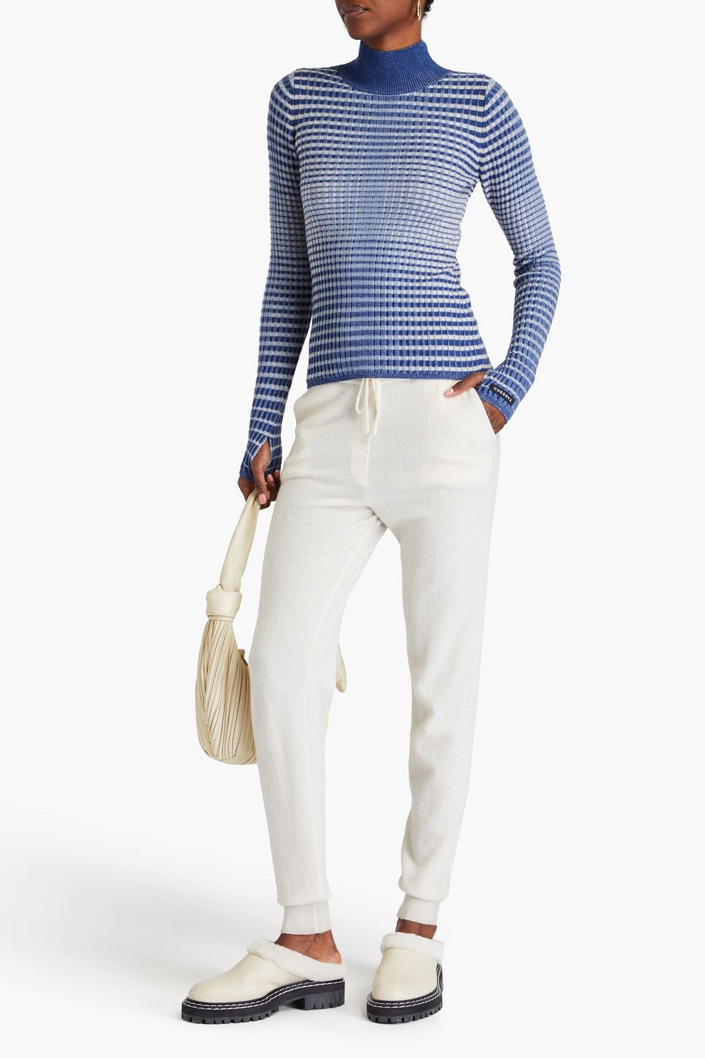 CORDOVA Valaise marled merino wool turtleneck sweater
