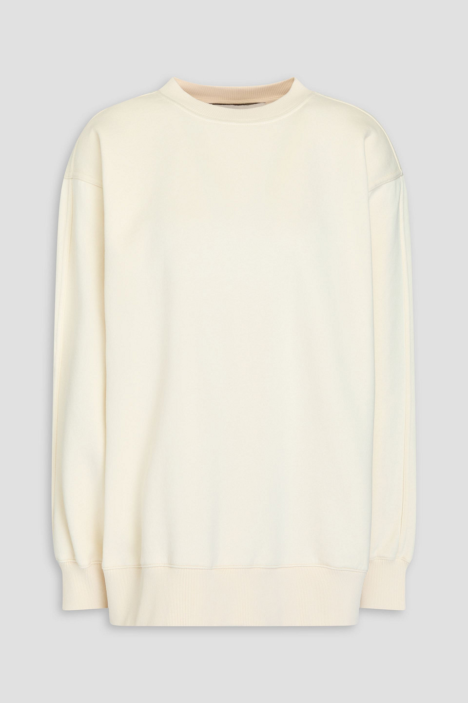 Rohe Cotton-blend Fleece Sweatshirt In Cream