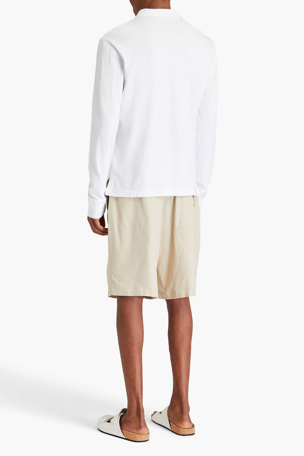 JAMES PERSE Cotton-jersey polo shirt