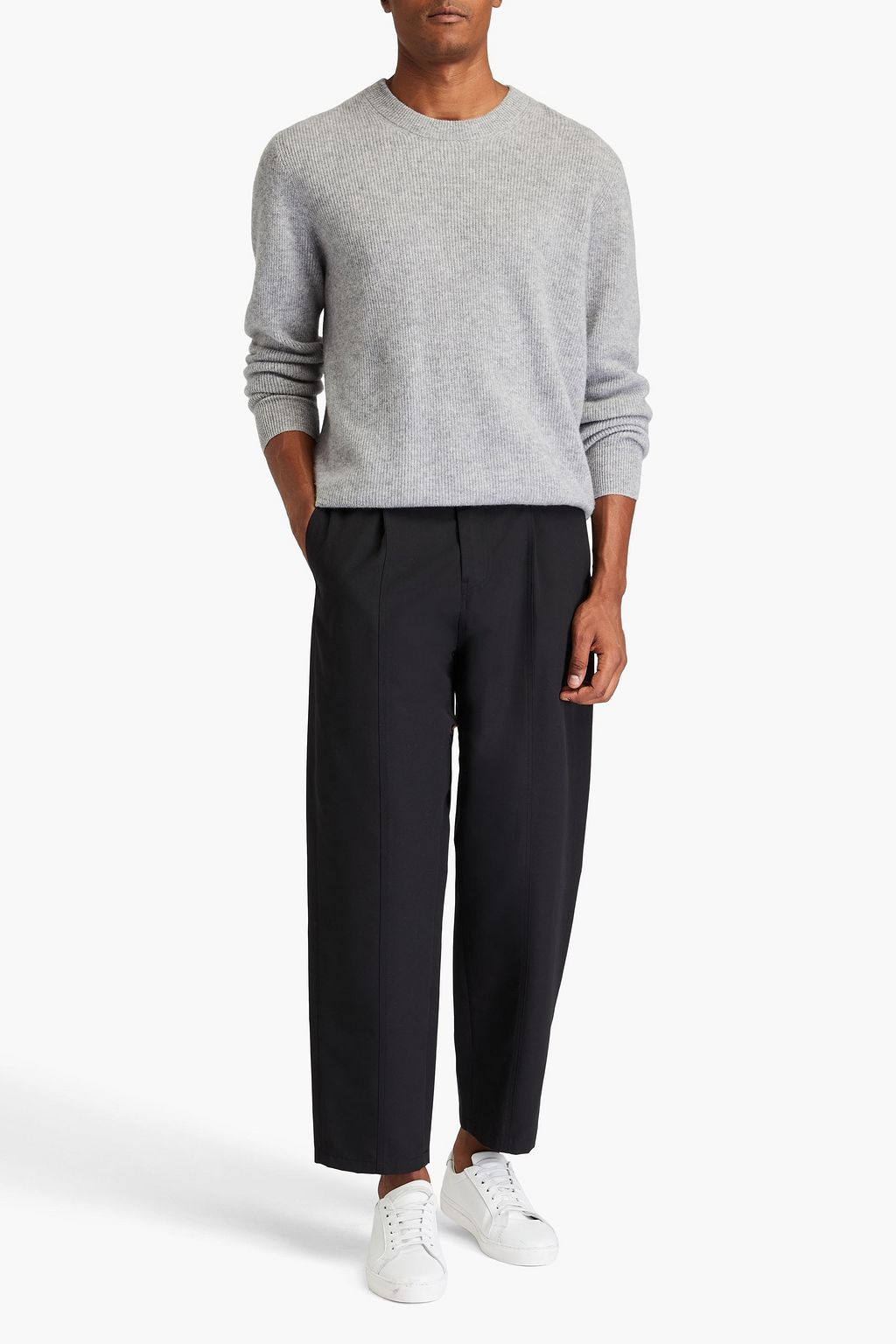 LE 17 SEPTEMBRE Pleated taffeta pants