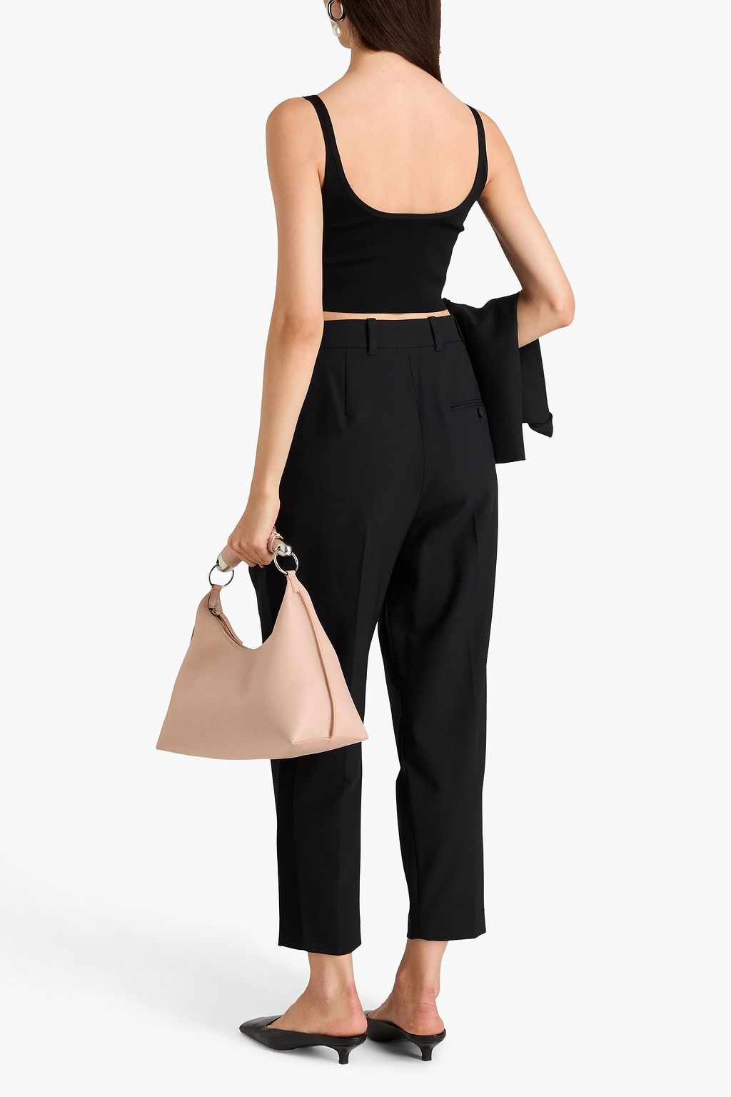 3.1 PHILLIP LIM Cropped flannel tapered pants