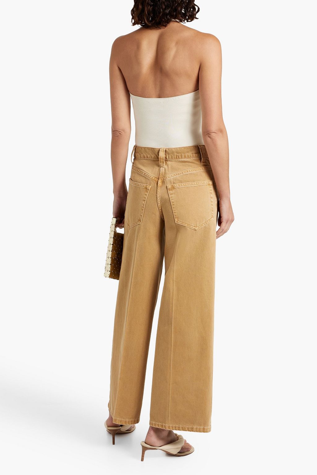 ALEXANDER WANG High-rise wide-leg jeans