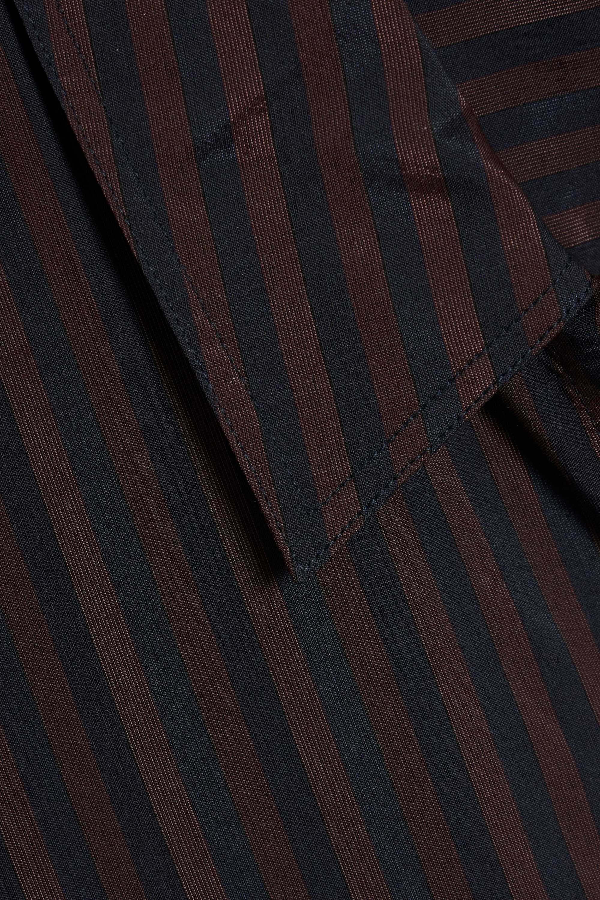 THEORY PROJECT Striped woven shirt dress thumbnail