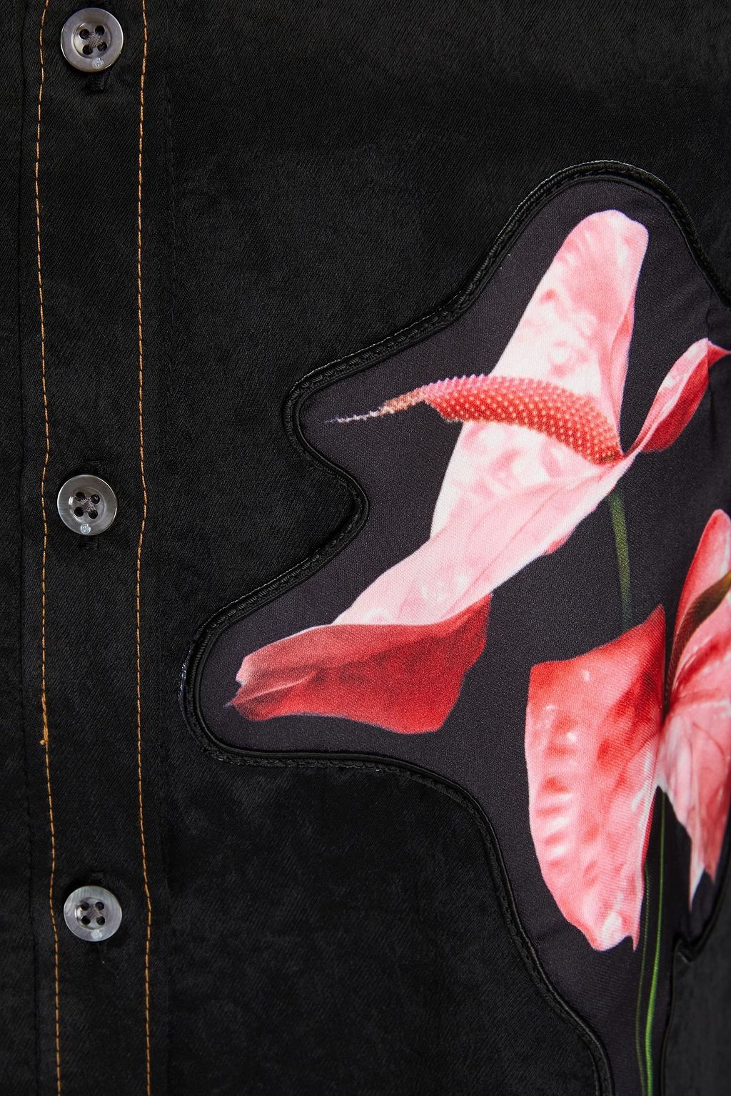 3.1 PHILLIP LIM Appliquéd satin shirt