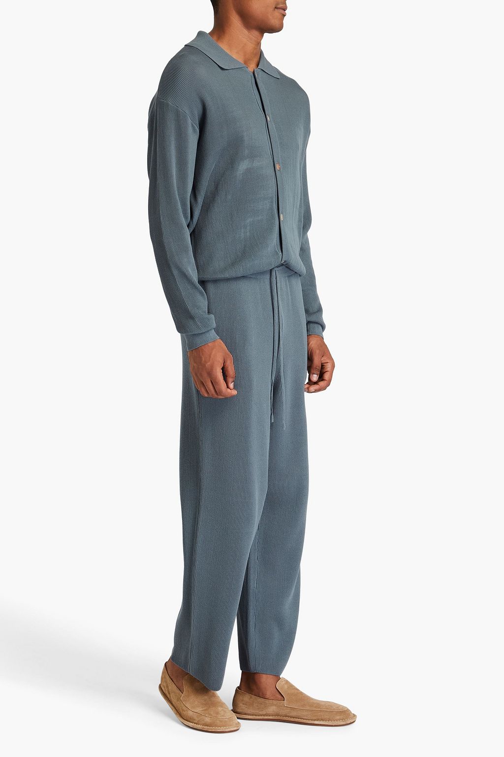 LE 17 SEPTEMBRE Ribbed cotton-blend cardigan