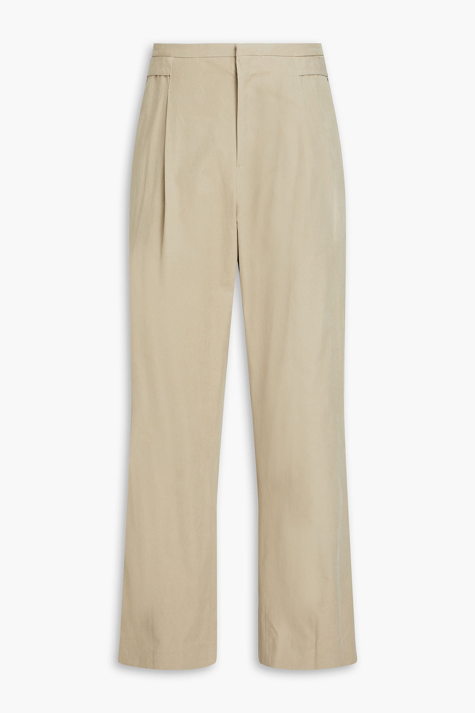 Le 17 Septembre Pleated cotton pants