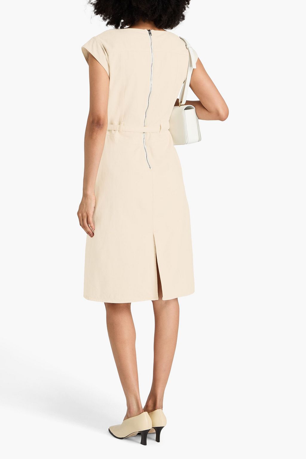 3.1 PHILLIP LIM Belted denim midi dress