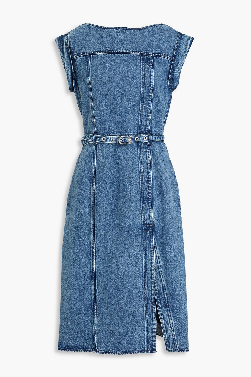 3.1 Phillip Lim - Belted denim midi dress - Blue - US 2
