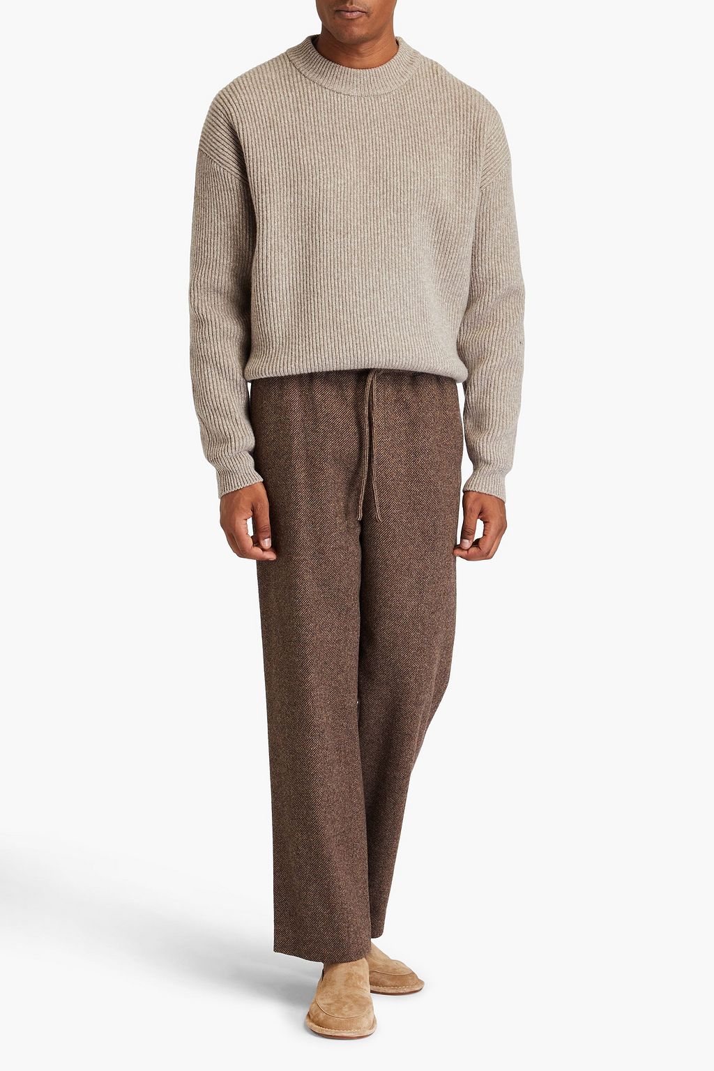 LE 17 SEPTEMBRE Pullover aus gerippter Wolle