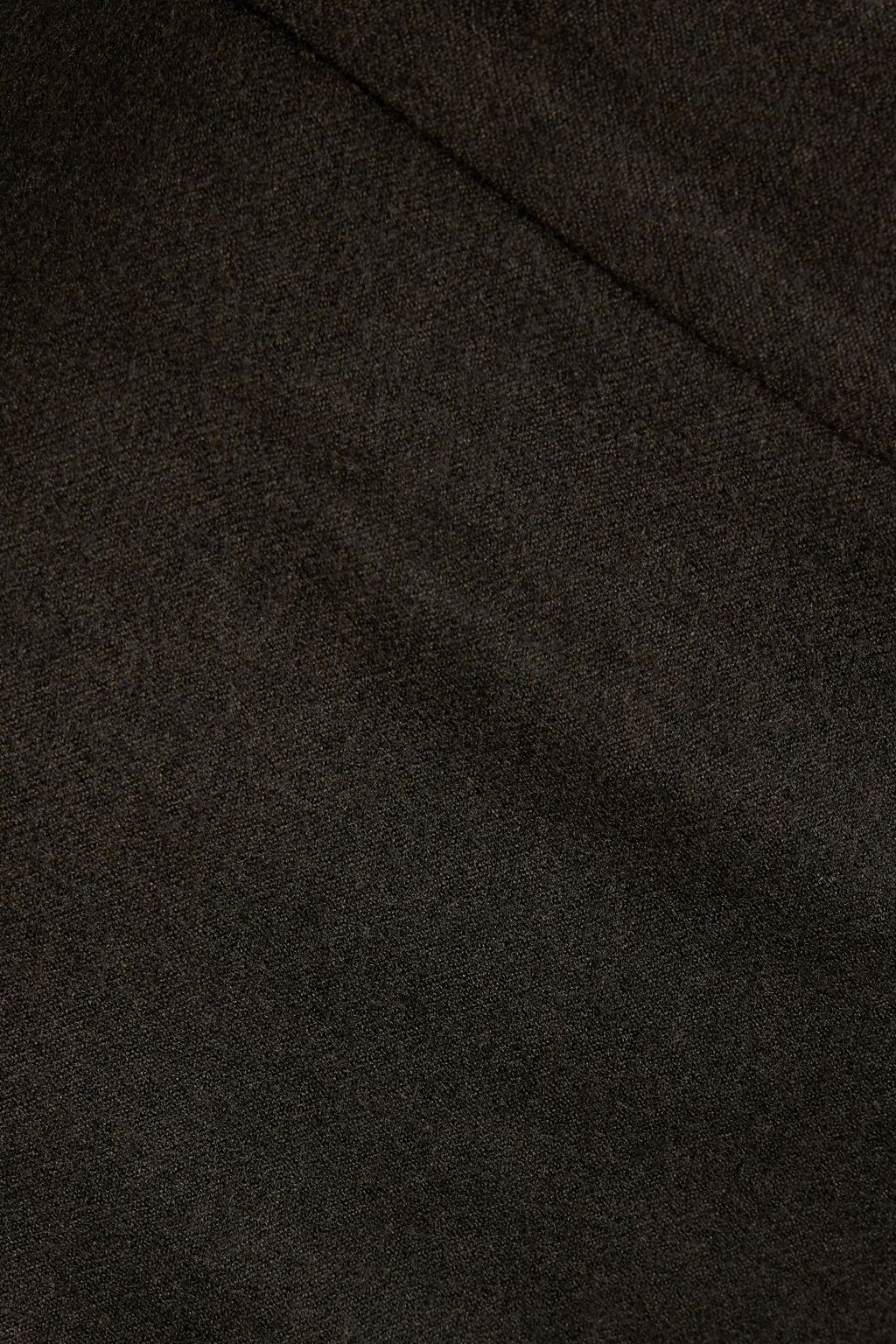 THEORY Mélange wool-flannel straight-leg pants