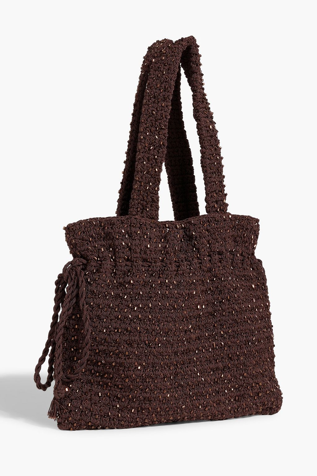 FRAME + Julia Sarr-Jamois beaded crochet tote