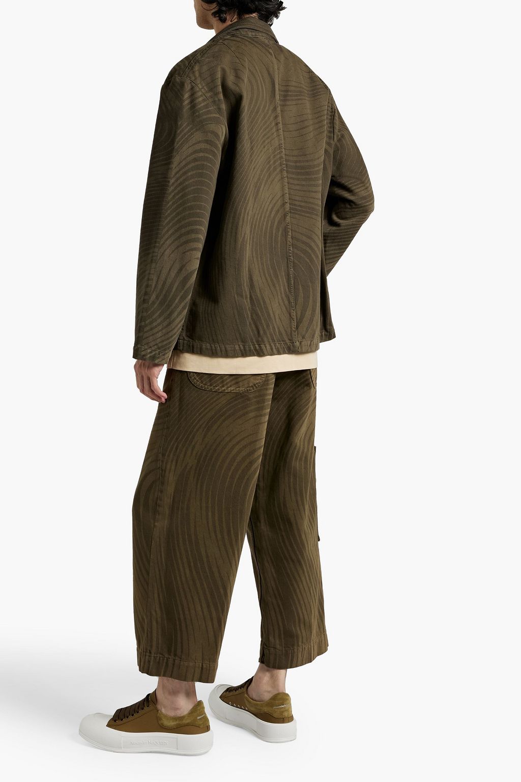 DRIES VAN NOTEN Printed denim jacket