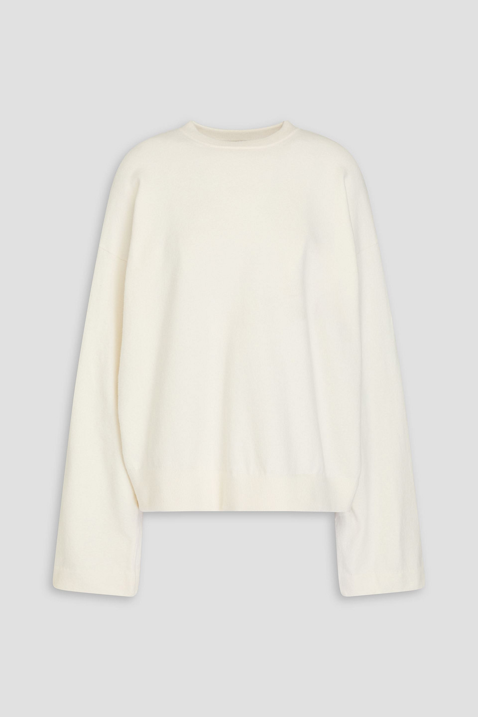 róhe - merino wool-blend sweater - white - de 40