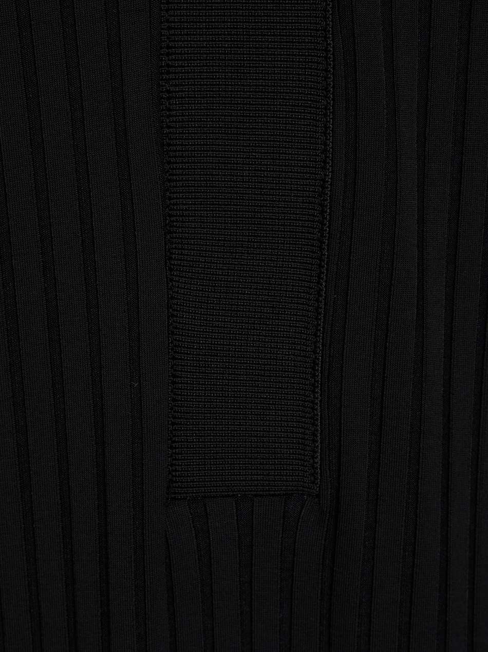 ribbed-jersey maxi dress
