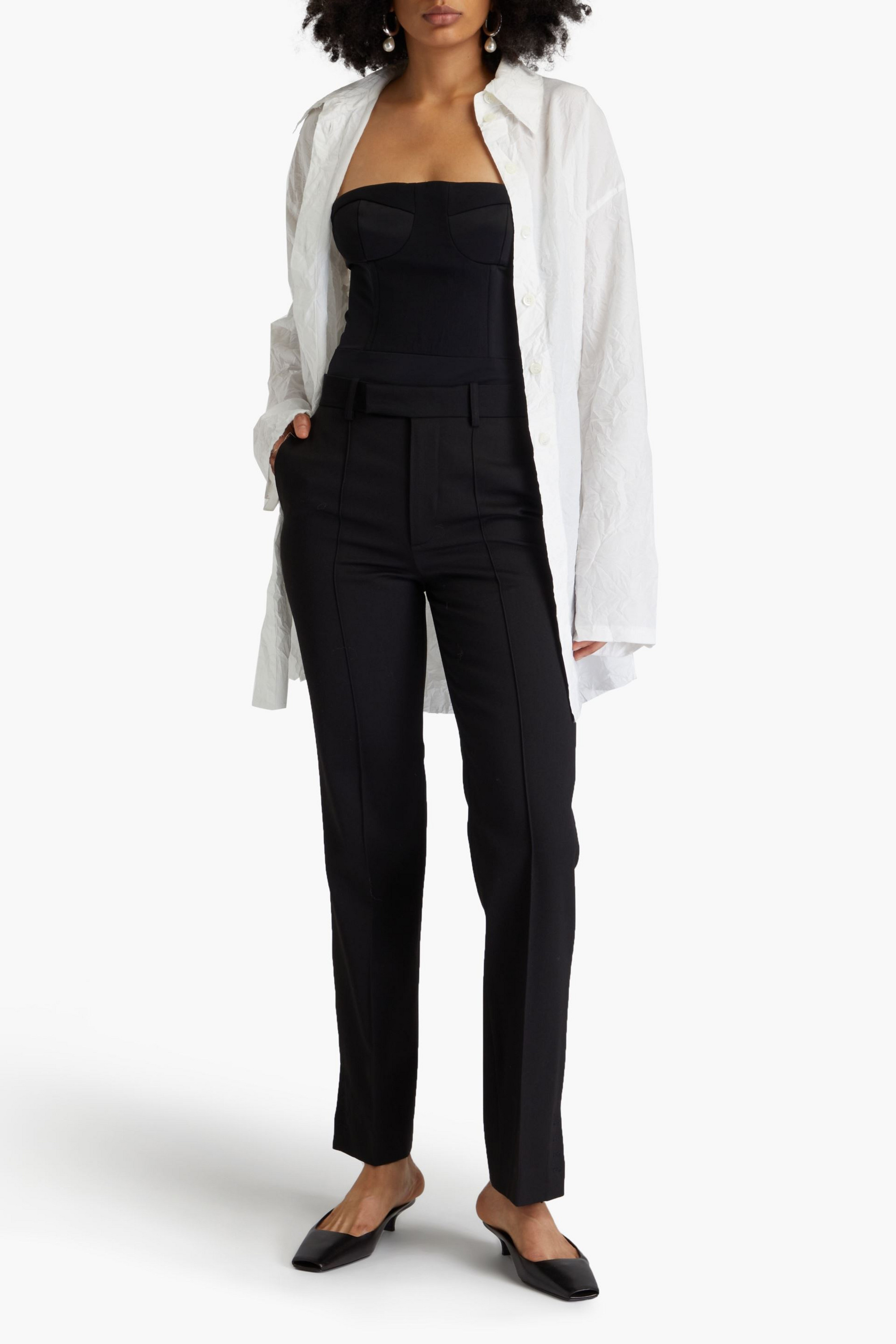Róhe Grain de poudre straight-leg pants