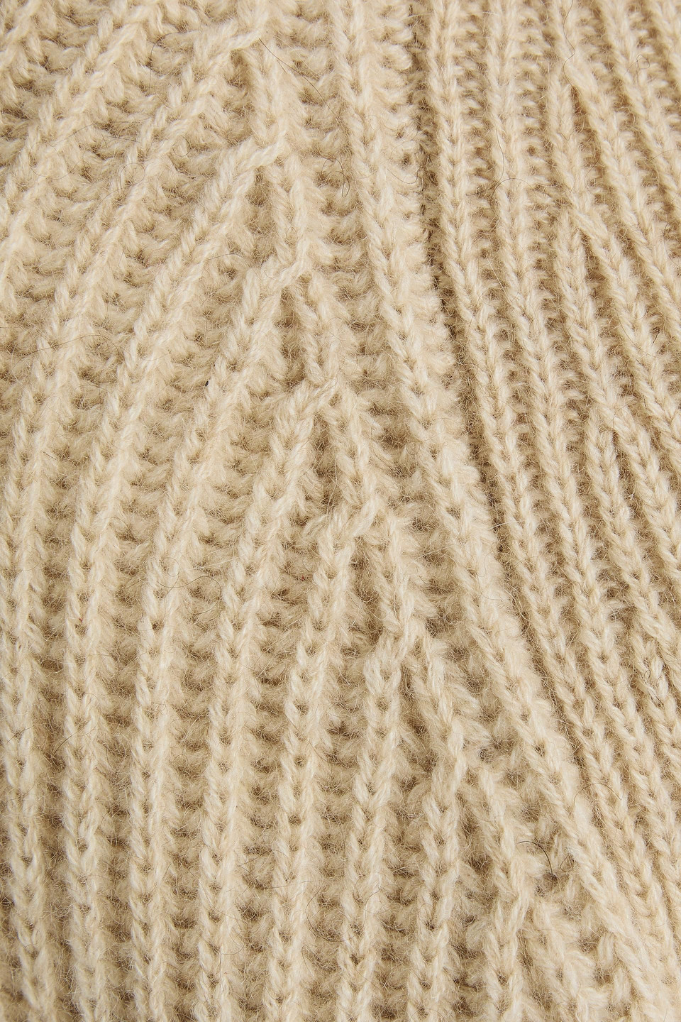 ROHE RIBBED CASHMERE AND WOOL-BLEND SWEATER