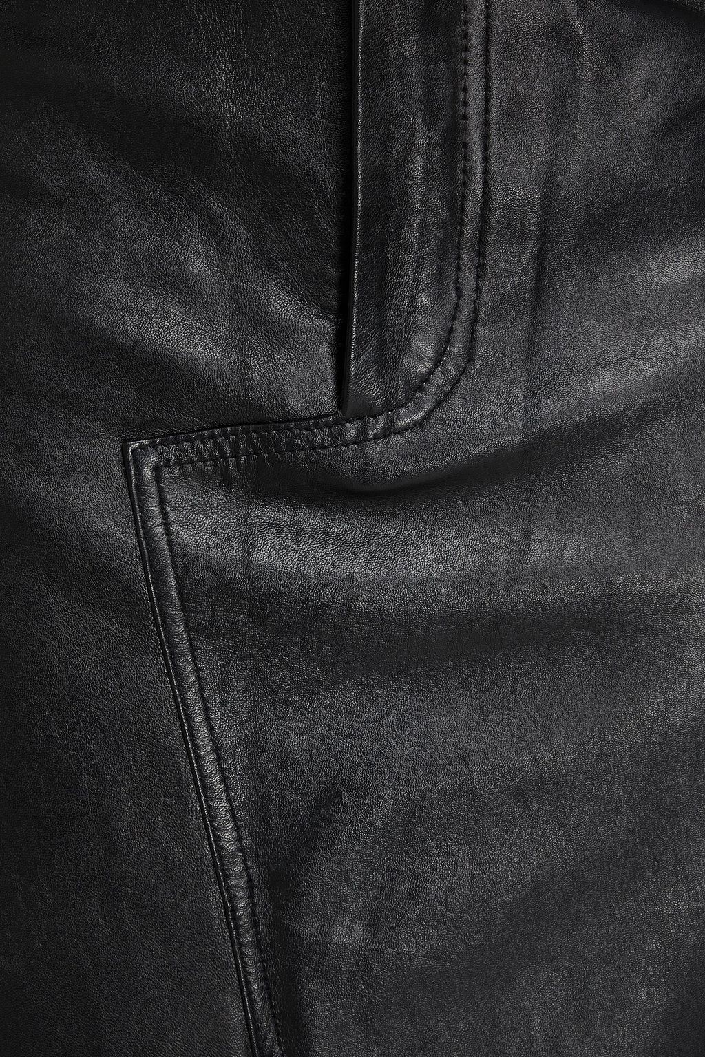 MUUBAA Leather maxi skirt