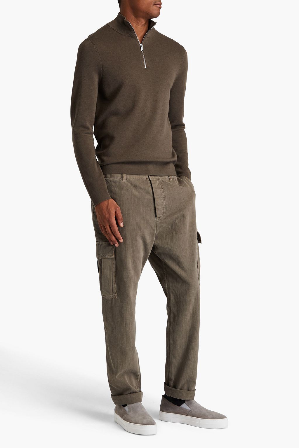 JAMES PERSE Cargohose aus Baumwoll-Twill